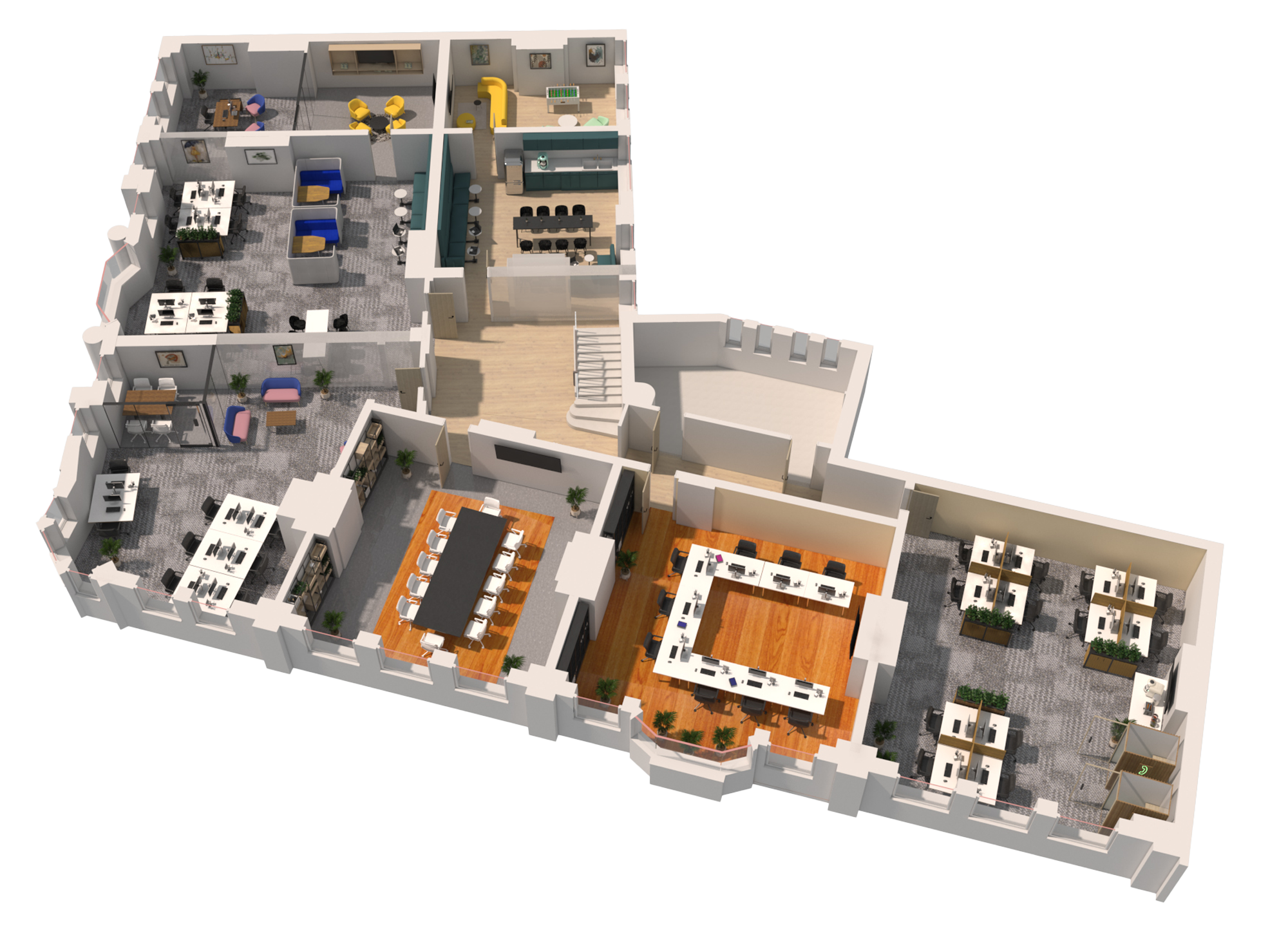 3D Floor Plan Example 8