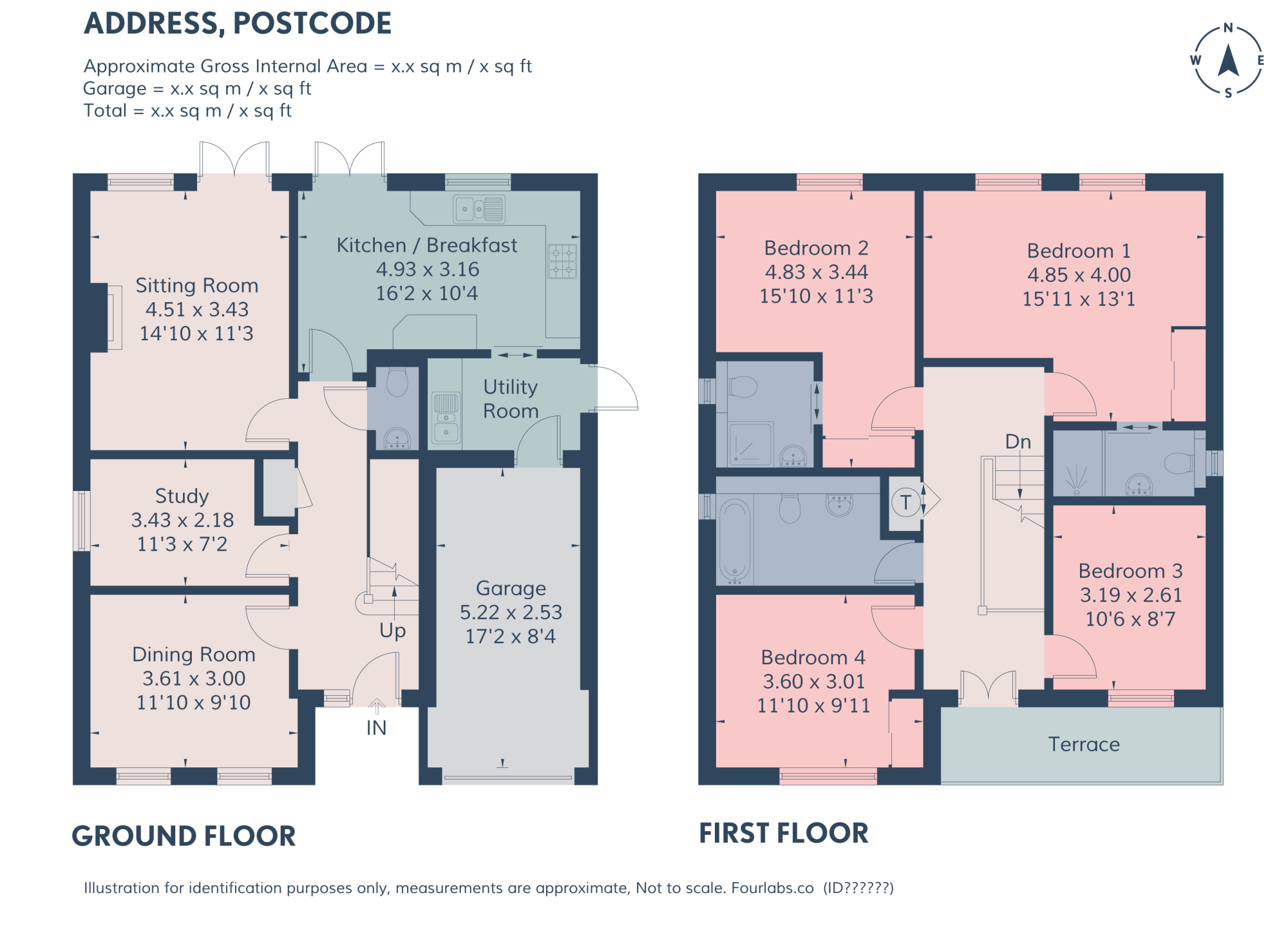 Fourlabs Coloured Floor Plan