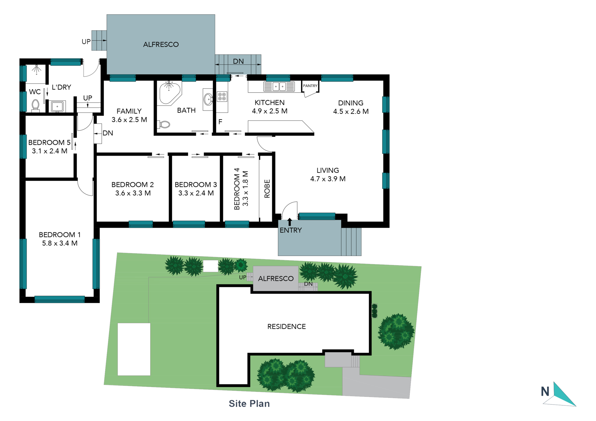 International Site Plan Example 2